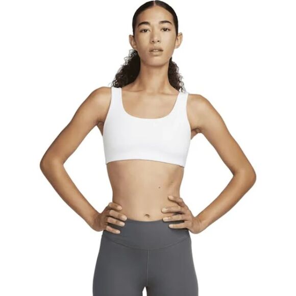Nike Alate U line sports bra ivory size large - Picture 1 of 8